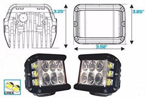 *ALL NEW* Side Shooting LED POD LIGHT Set
